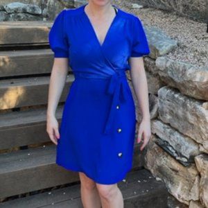Monteau Dress Royal Blue